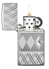 Zippo Diamond Pattern Design Slim Çakmak