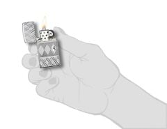 Zippo Diamond Pattern Design Slim Çakmak
