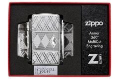 Zippo Diamond Pattern Design Slim Çakmak