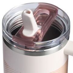 Stanley The Quencher ProTour Flip Straw Tumbler Pipetli Termos 1,18 LT (40 OZ) - Rose Quartz Fade