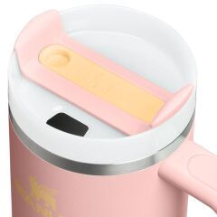 Stanley Quencher H2.O FlowState™ Tumbler Pipetli Termos 0,89 LT - Peach Rose