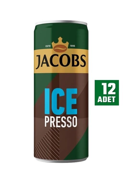 Jacobs Ice Presso Kahveli Sütlü İçecek (12 ADET)