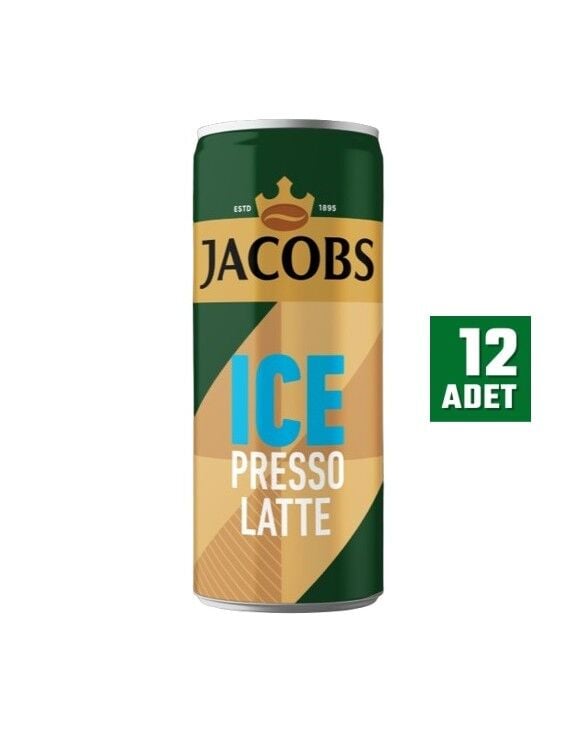 Jacobs Ice Presso Latte Kahveli Sütlü İçecek (12 ADET)