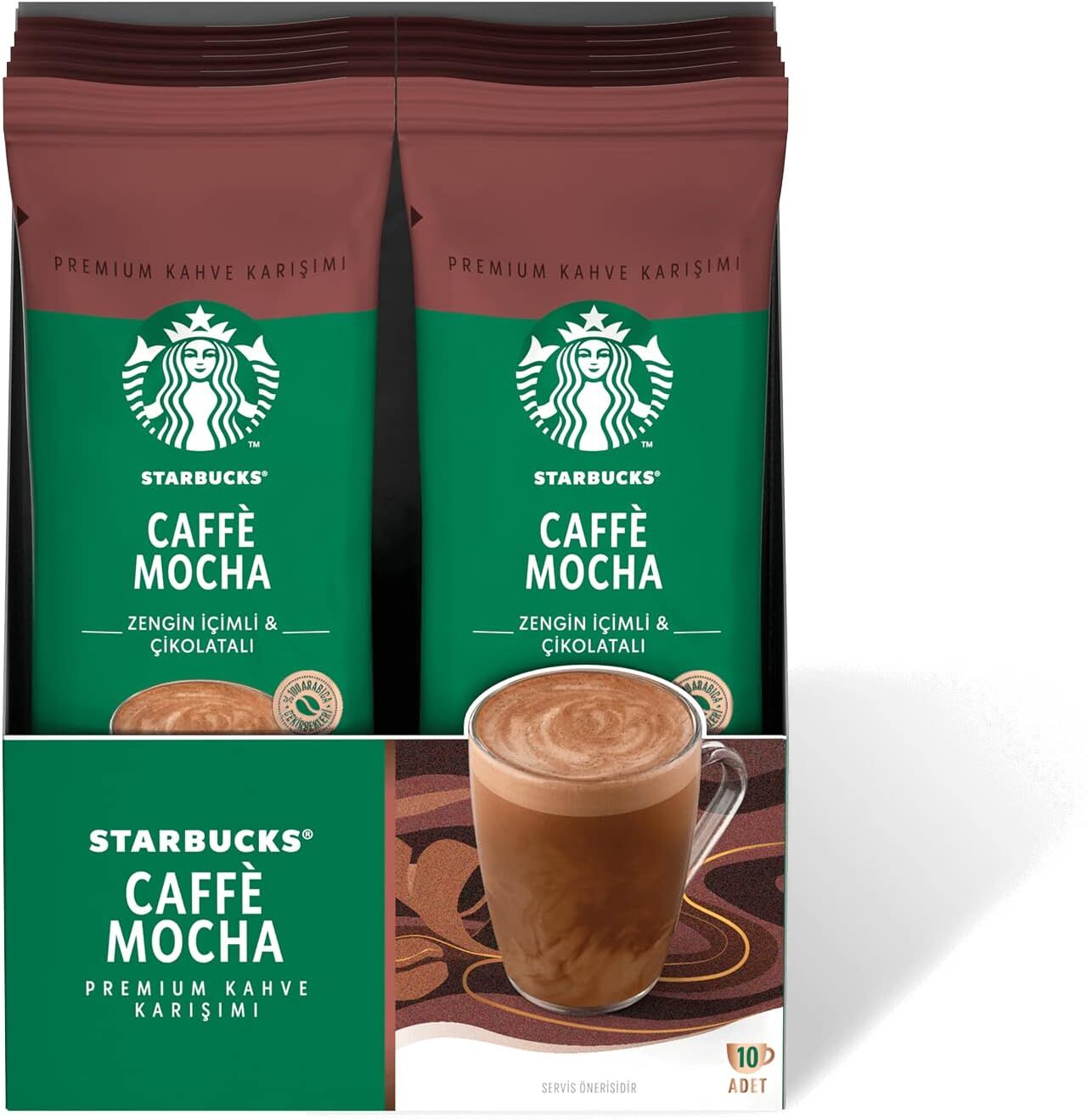 Starbucks Caffe Mocha Premium Kahve Karışımı (10 ADET)