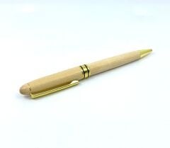 Bambu Kalem Ahşap Kutulu - Krem