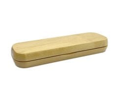 Bambu Kalem Ahşap Kutulu - Krem
