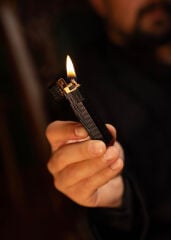 Caka Petra Serisi Benzinli Pirinç Çakmak - Petra Titan Black Signature