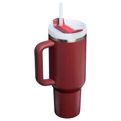 Stanley Quencher H2.O FlowState™ Tumbler Pipetli Termos 1.18L - Cranberry