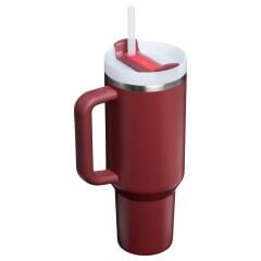 Stanley Quencher H2.O FlowState™ Tumbler Pipetli Termos 1.18L - Cranberry