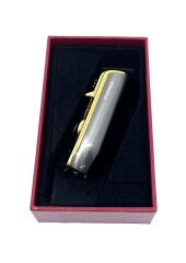 Parmida Metal Puro Çakmağı - 3'lü Jet Alevli Lüks Tasarım (Füme Altın Rengi)