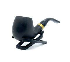 Pipsan Bent Apple 9 mm Filtreli Pipo - Siyah 2400
