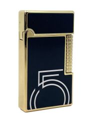 Lüks Seri Altın & Siyah Detaylı Prestij Çakmak