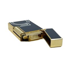 Lüks Seri Altın & Siyah Detaylı Prestij Çakmak