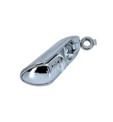 Parmida Metal Puro Çakmağı - 3'lü Jet Alevli Lüks Tasarım (Krom)