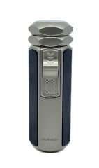 Parmida Premium 4 Jet Alevli Pürmüz Puro Çakmağı - Şıklık ve Güç Bir Arada - Antrasit