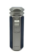 Parmida Premium 4 Jet Alevli Pürmüz Puro Çakmağı - Şıklık ve Güç Bir Arada - Antrasit