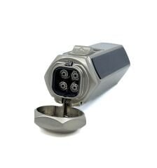 Parmida Premium 4 Jet Alevli Pürmüz Puro Çakmağı - Şıklık ve Güç Bir Arada - Antrasit