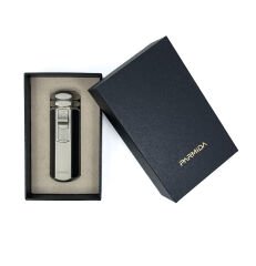 Parmida Premium 4 Jet Alevli Pürmüz Puro Çakmağı - Şıklık ve Güç Bir Arada - Antrasit