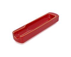 Parmida Çakmak Küllük Kesici Sehpa Beşli Puro Seti - Kırmızı