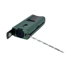 Parmida Safir Yeşili Puro Çakmağı 3’lü Pürmüz Alev - Dahili Puro İğnesi ve Delici