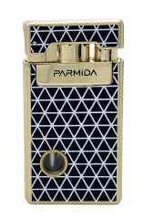 Parmida Lüks Puro Çakmağı - Geometrik Desenli Jet Alevli Çakmak