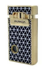 Parmida Lüks Puro Çakmağı - Geometrik Desenli Jet Alevli Çakmak