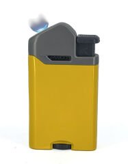 Perde Alev Puro Çakmağı - Yakıt Göstergeli ve Özel Kutulu (Sarı)