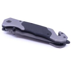 Paslanmaz Çelik Katlanır Kamp Çakısı - Antrasit