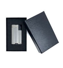 Premium Çift Torch Jet Alevli Puro Çakmağı – Dahili Punch Fonksiyonlu (Antrasit)