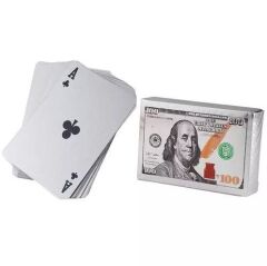 Dolar Baskılı İskambil Oyun Kartları