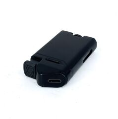 Perde Alev Puro Çakmağı - Yakıt Göstergeli ve Özel Kutulu (Siyah)