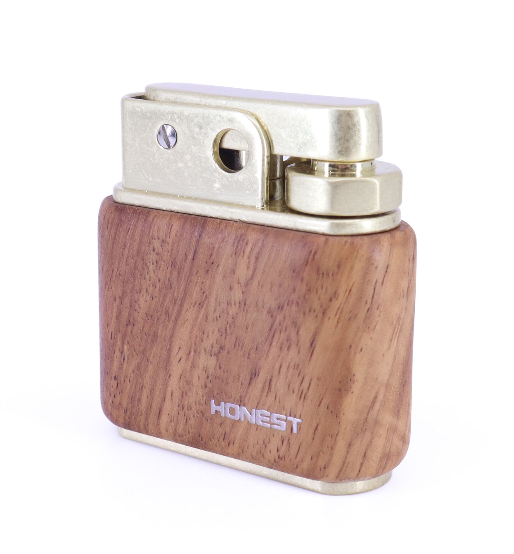 Honest Benzinli Çakmak - Eskitme Pirinç