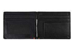 Zippo RFID Bloklamalı Nappa Deri Money Clip Cüzdan - Siyah