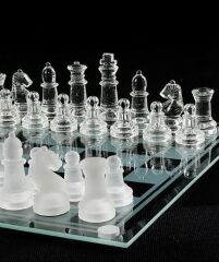 Cam Satranç Seti - Küçük