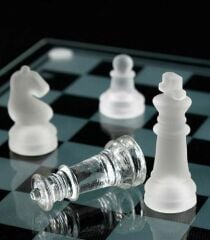 Cam Satranç Seti - Büyük