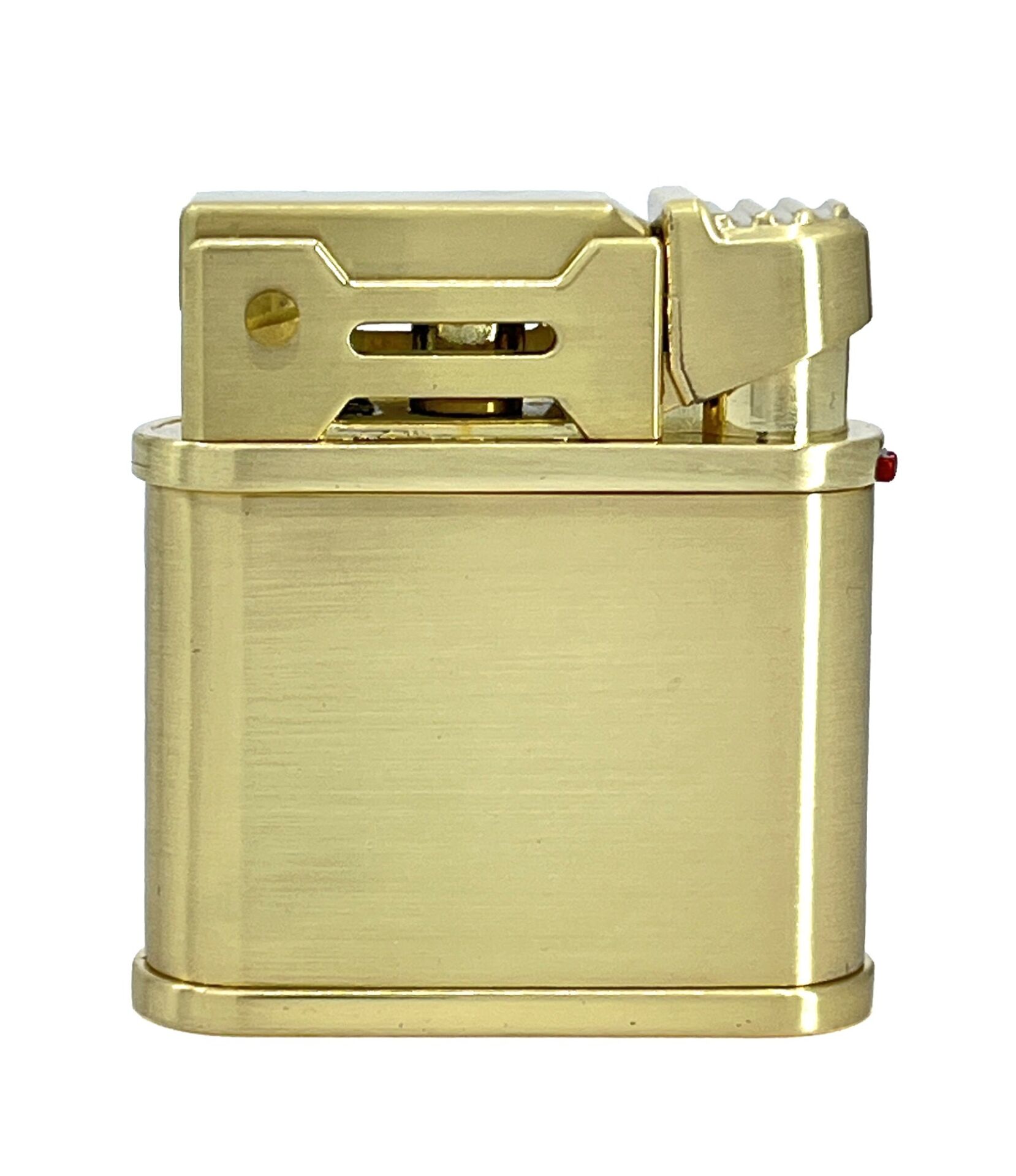 Chief Retro Altın Rengi Metal Benzinli Çakmak