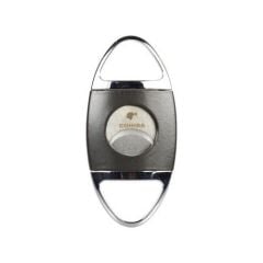 Cohiba Çakmak Kesici Kılıf Sehpa Dörtlü Puro Seti Gri