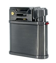 Chief Retro Füme Rengi Metal Benzinli Çakmak