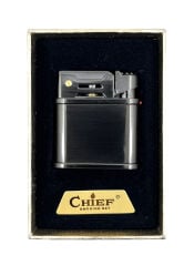 Chief Retro Füme Rengi Metal Benzinli Çakmak