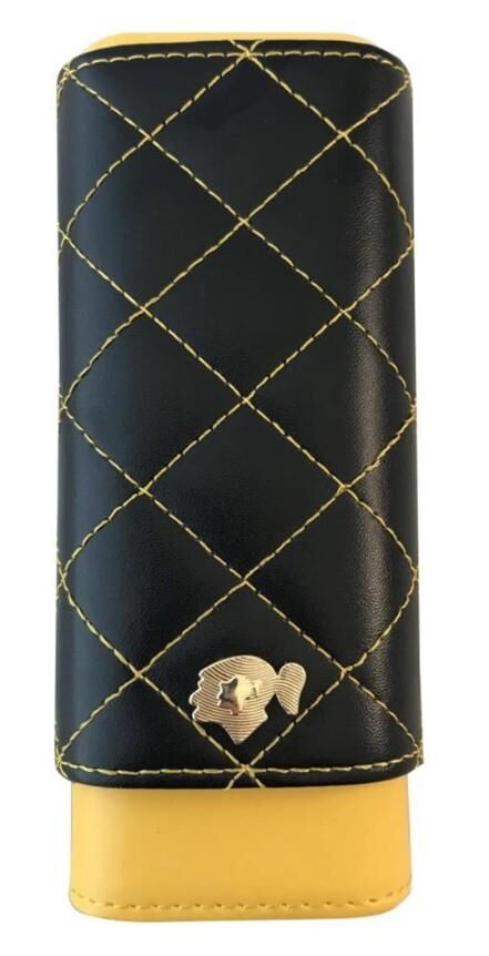 Cohiba Dikişli Deri Puro Kılıfı / Seyahat Humidoru