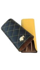 Cohiba Dikişli Deri Puro Kılıfı / Seyahat Humidoru