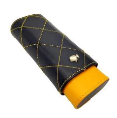 Cohiba Dikişli Deri Puro Kılıfı / Seyahat Humidoru