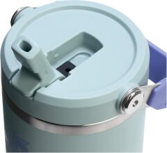 Stanley The IceFlow Flip Straw Pipetli Termos Bardak 0,89 LT (30 OZ) - Blue Cactus