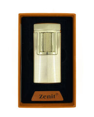 Zenit Lüks Metal Çakmak - USB Şarjlı & Elektronik Ateşleme - Altın Renk