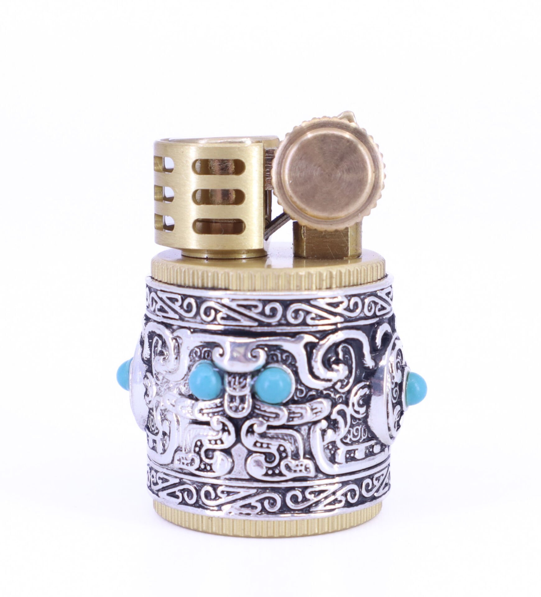 Promise Benzinli Rölyef İşlemeli Çakmak Gold