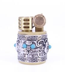 Promise Benzinli Rölyef İşlemeli Çakmak Gold