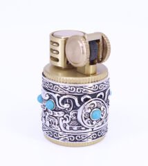 Promise Benzinli Rölyef İşlemeli Çakmak Gold