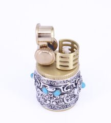 Promise Benzinli Rölyef İşlemeli Çakmak Gold