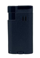 Profesyonel Çift Pürmüzlü Çakmak – Rüzgara Dayanıklı, Katlanır Delicili Black Crackle Kaplama