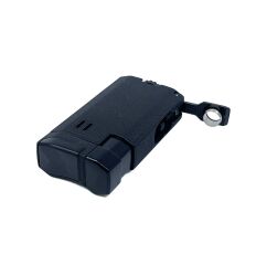 Profesyonel Çift Pürmüzlü Çakmak – Rüzgara Dayanıklı, Katlanır Delicili Black Crackle Kaplama